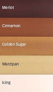 Wood Alloy Colour Range